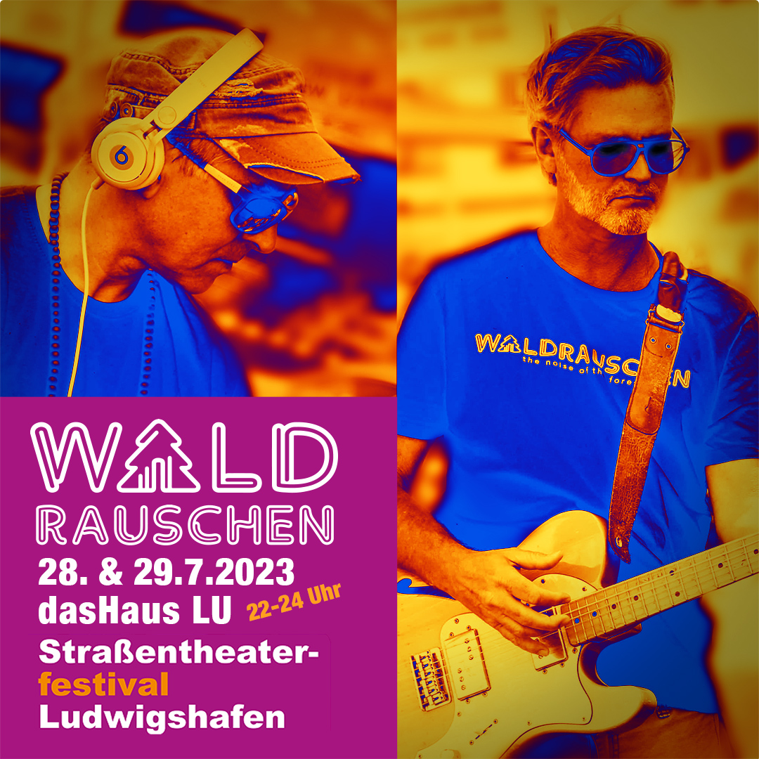 WALDRAUSCHEN - the noise of the streets - to66l & !YO Live - DJ, guitar, synth, loops & visuals - Foto: Axel Hofmann